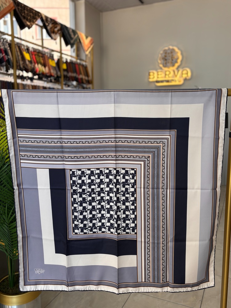 Kufi Elegance DesenTivil Eşarp (7 RENK) 1007