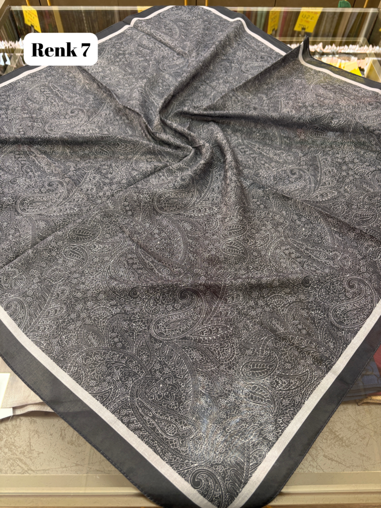Etnik Desen Soft Eşarp 4 (19 RENK) 1060