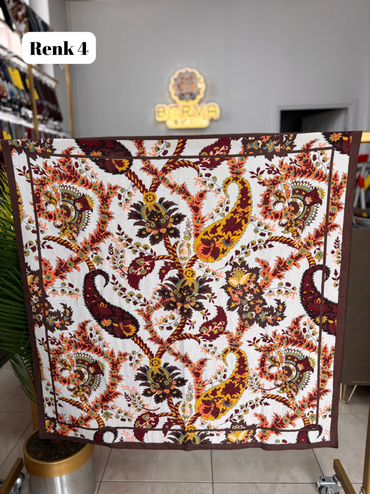 Gala Desen Bambu Kraş Eşarp (8 RENK) 1051