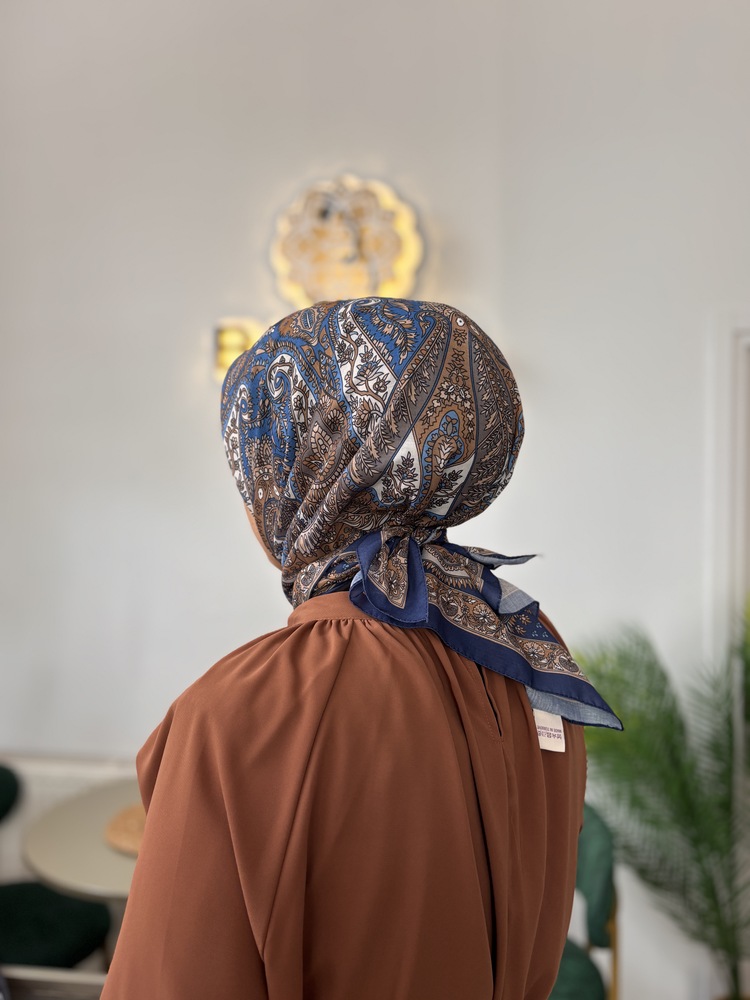 Etnik Desen Soft Eşarp 2 (15 RENK) 1052