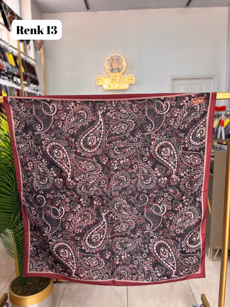 Etnik Desen Soft Eşarp 1 (19 RENK) 1050