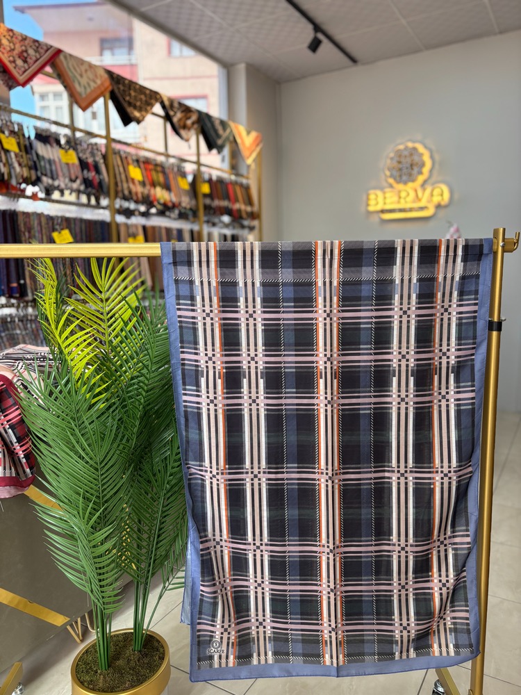 Ekose Desen Soft Şal (4 RENK) 1022