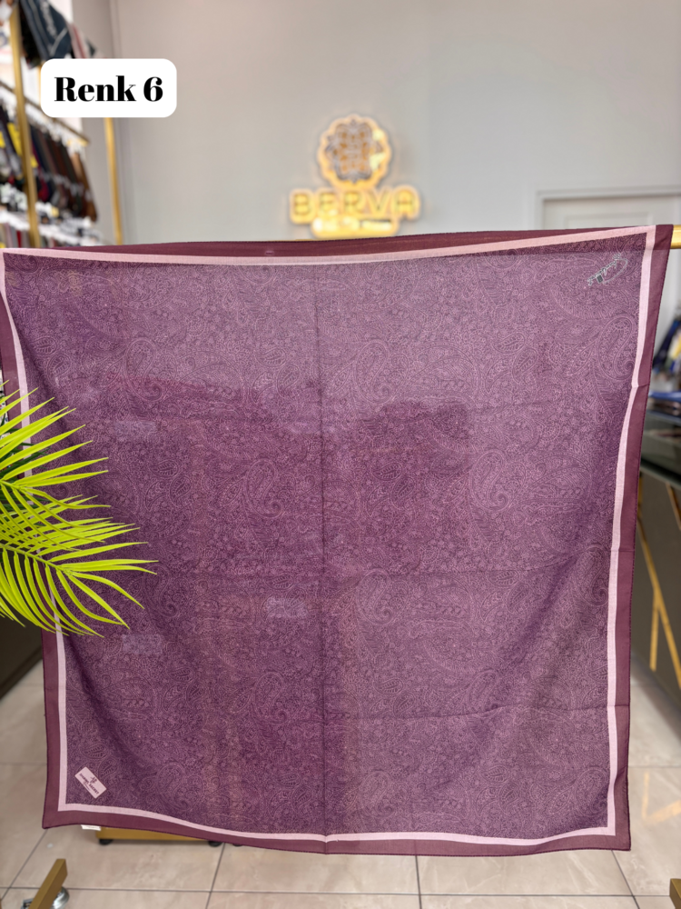 Etnik Desen Soft Eşarp 3 (20 RENK) 1059