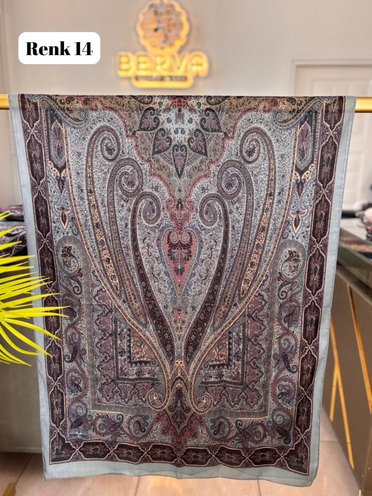 Etnik Desenli Soft Şal 7 (20 RENK) 1063