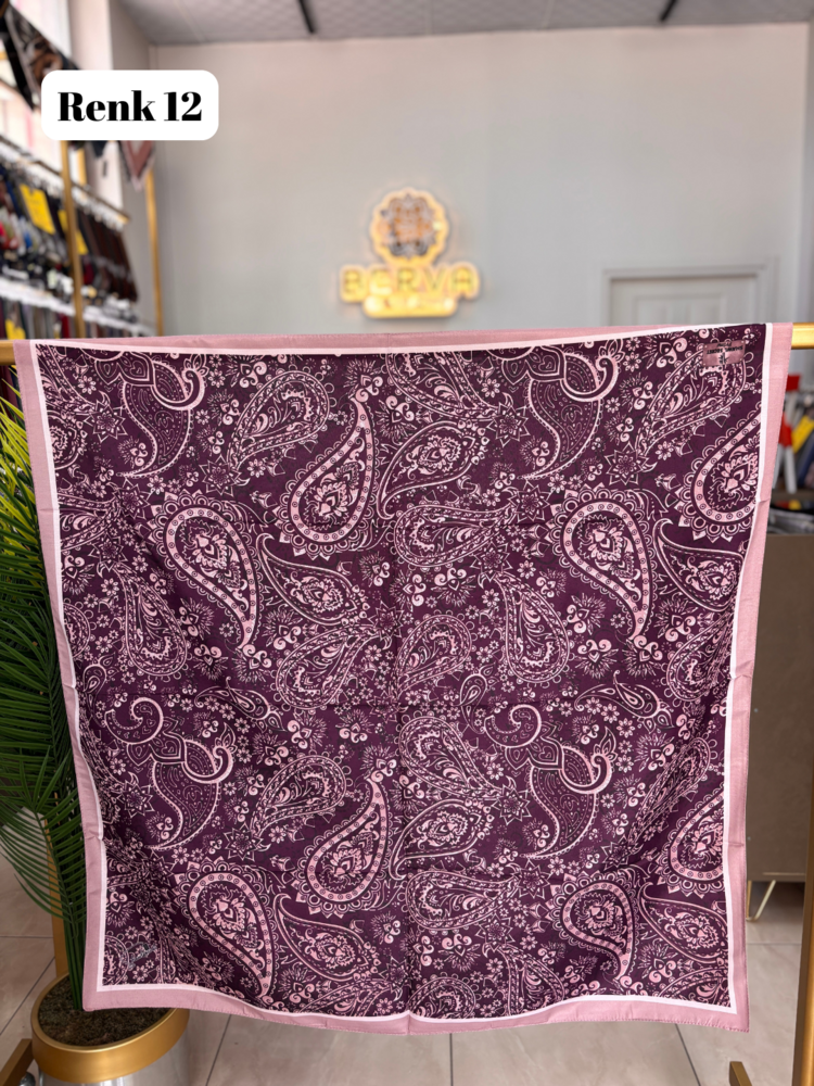Etnik Desen Soft Eşarp 1 (19 RENK) 1050