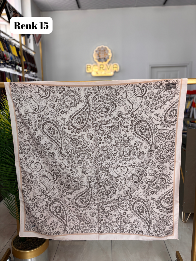 Etnik Desen Soft Eşarp 1 (19 RENK) 1050