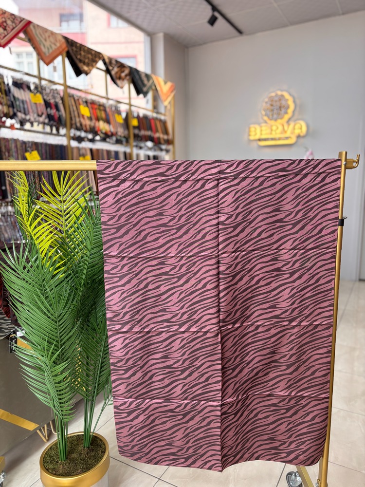 Zebra Desen Jakar Şal (10 RENK) 1025