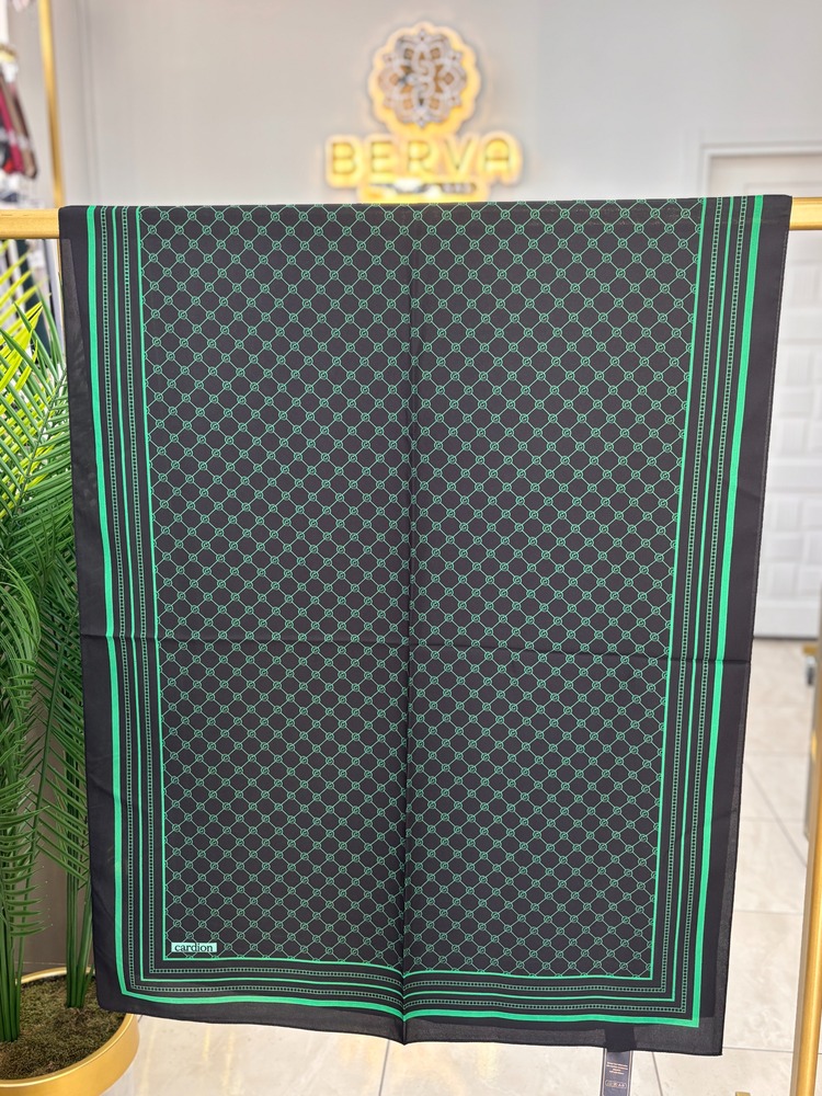 CARDİON Monogram Diji Medine İpeği Şal (11 RENK) 1036