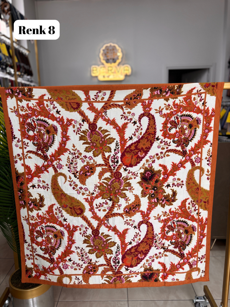 Gala Desen Bambu Kraş Eşarp (8 RENK) 1051