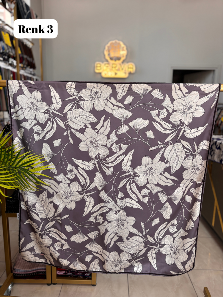 PİRAMİT Hatmi Çiçek Desen Rayon Eşarp (12 RENK) 1056