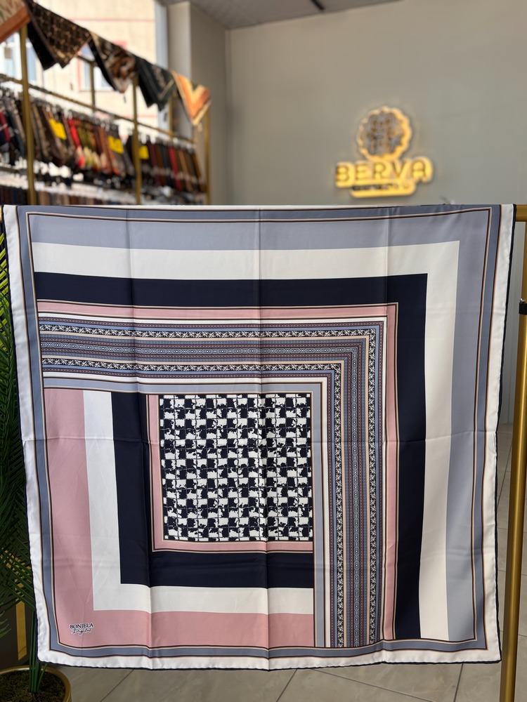 Kufi Elegance DesenTivil Eşarp (7 RENK) 1007