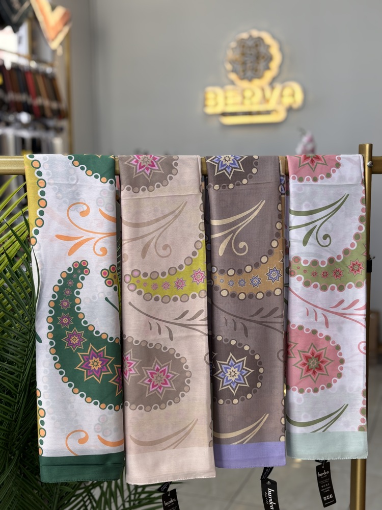 Stella Desenli Soft Pamuksu Şal (12 RENK) 1015