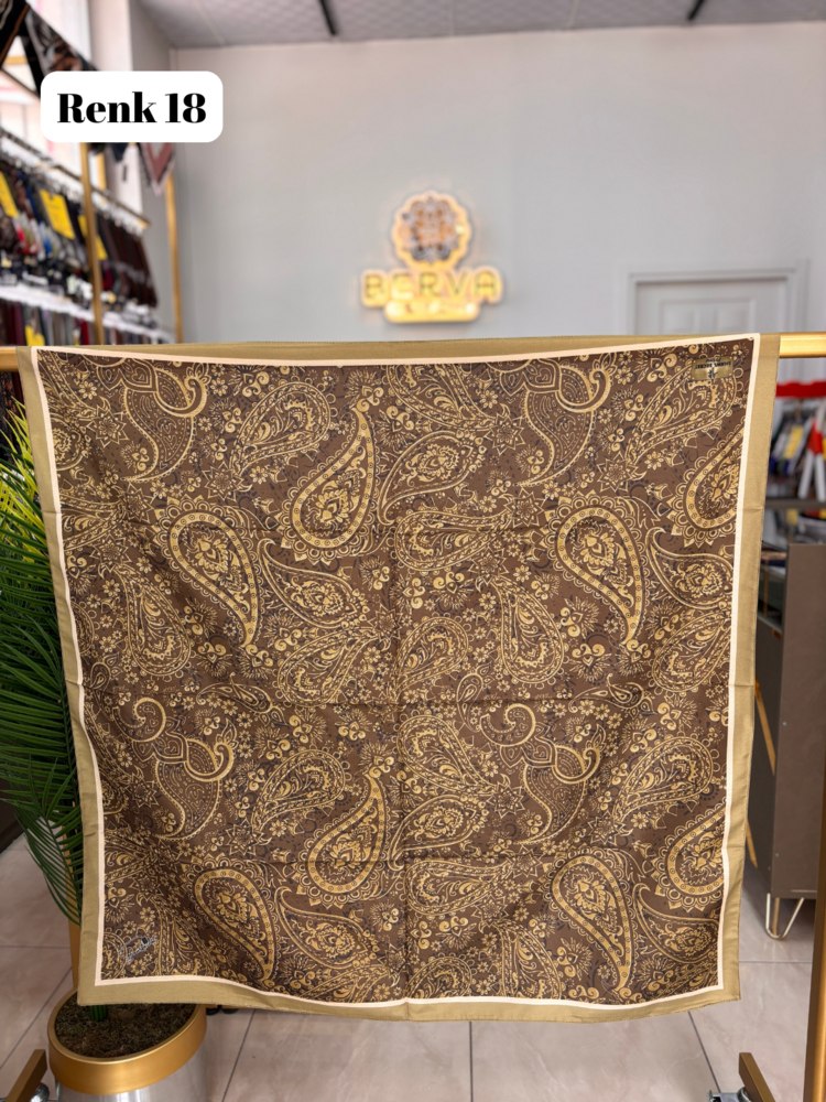 Etnik Desen Soft Eşarp 1 (19 RENK) 1050