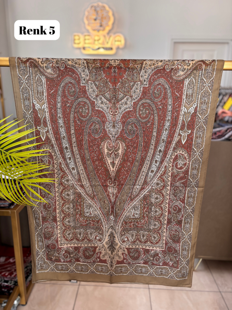 Etnik Desenli Soft Şal 6 (20 RENK) 1061