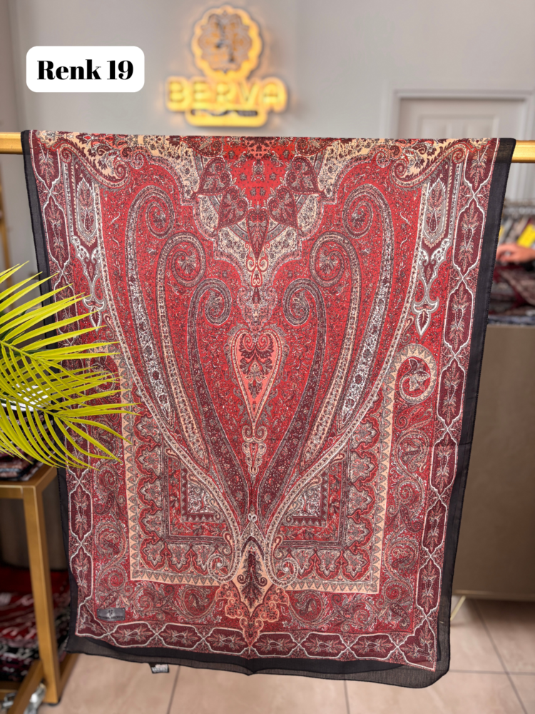 Etnik Desenli Soft Şal 6 (20 RENK) 1061