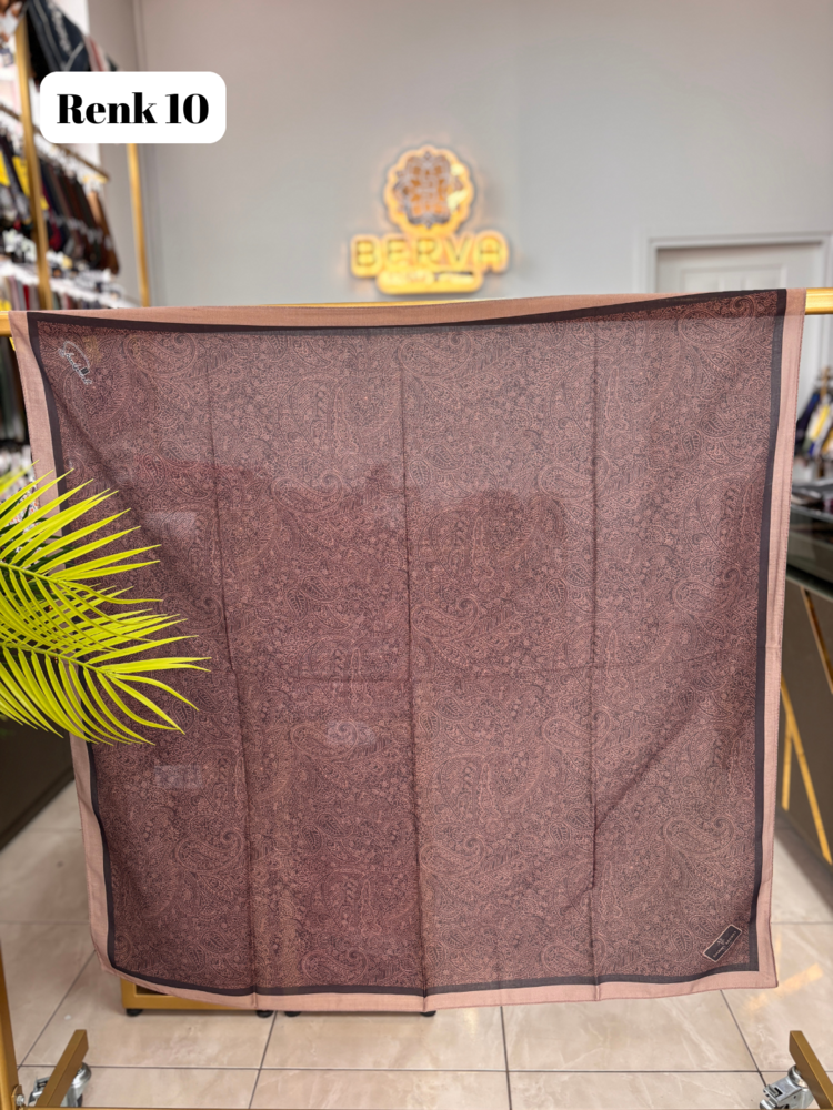 Etnik Desen Soft Eşarp 3 (20 RENK) 1059