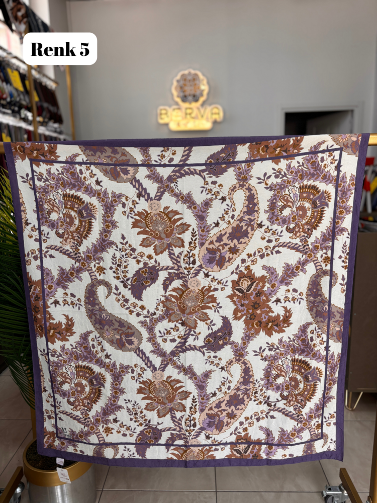 Gala Desen Bambu Kraş Eşarp (8 RENK) 1051