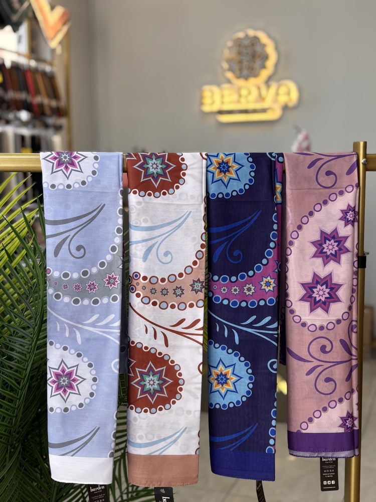 Stella Desenli Soft Pamuksu Şal (12 RENK) 1015