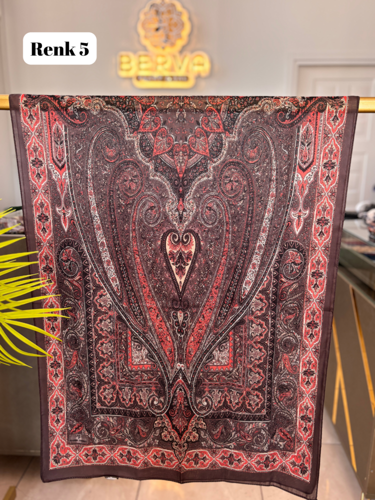 Etnik Desenli Soft Şal 7 (20 RENK) 1063