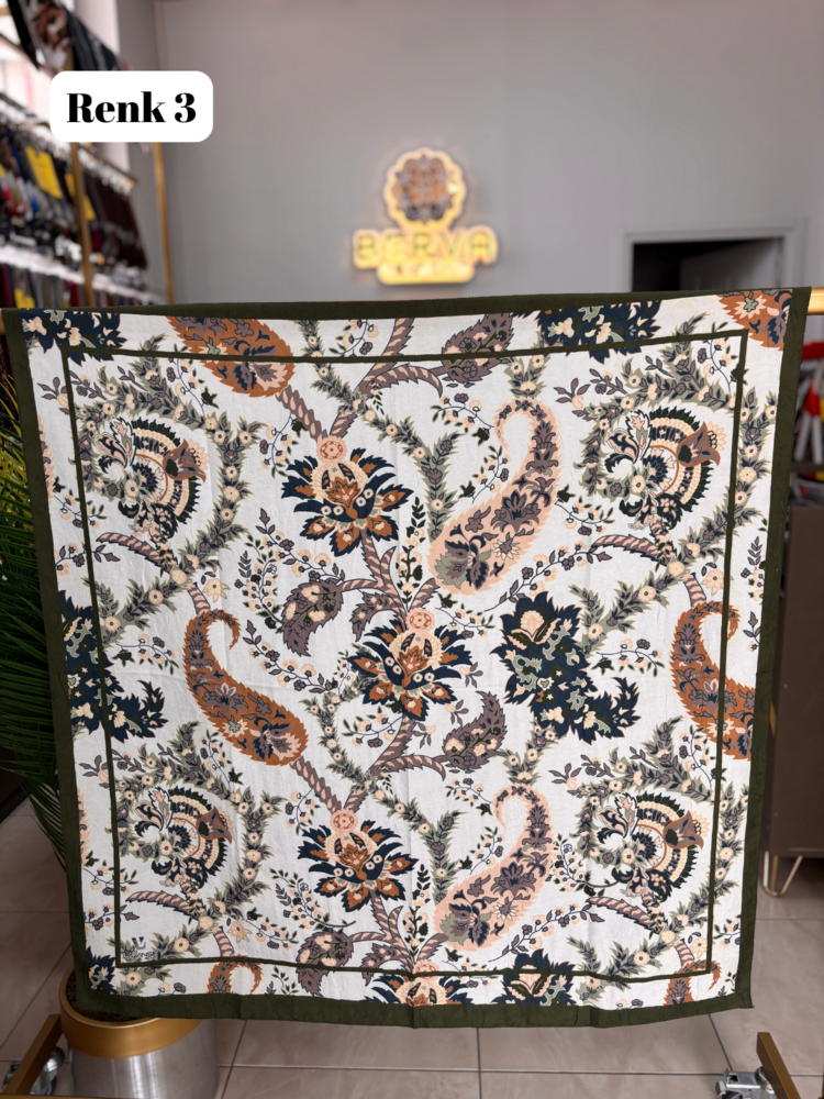 Gala Desen Bambu Kraş Eşarp (8 RENK) 1051
