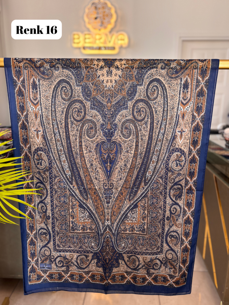 Etnik Desenli Soft Şal 7 (20 RENK) 1063