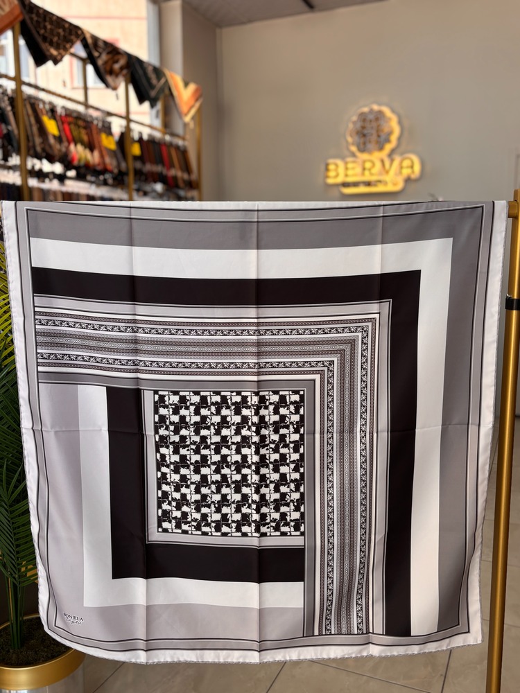Kufi Elegance DesenTivil Eşarp (7 RENK) 1007