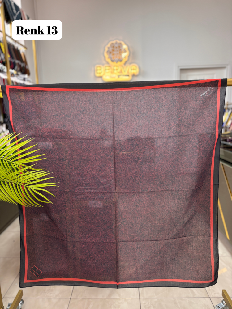 Etnik Desen Soft Eşarp 3 (20 RENK) 1059