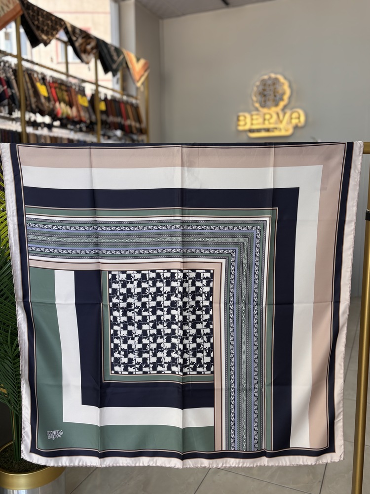 Kufi Elegance DesenTivil Eşarp (7 RENK) 1007