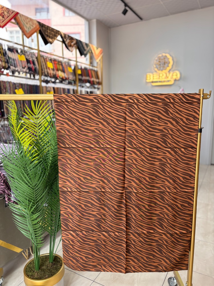 Zebra Desen Jakar Şal (10 RENK) 1025