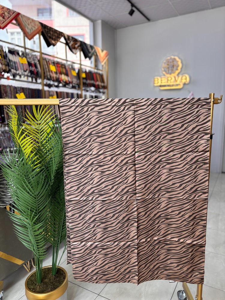 Zebra Desen Jakar Şal (10 RENK) 1025