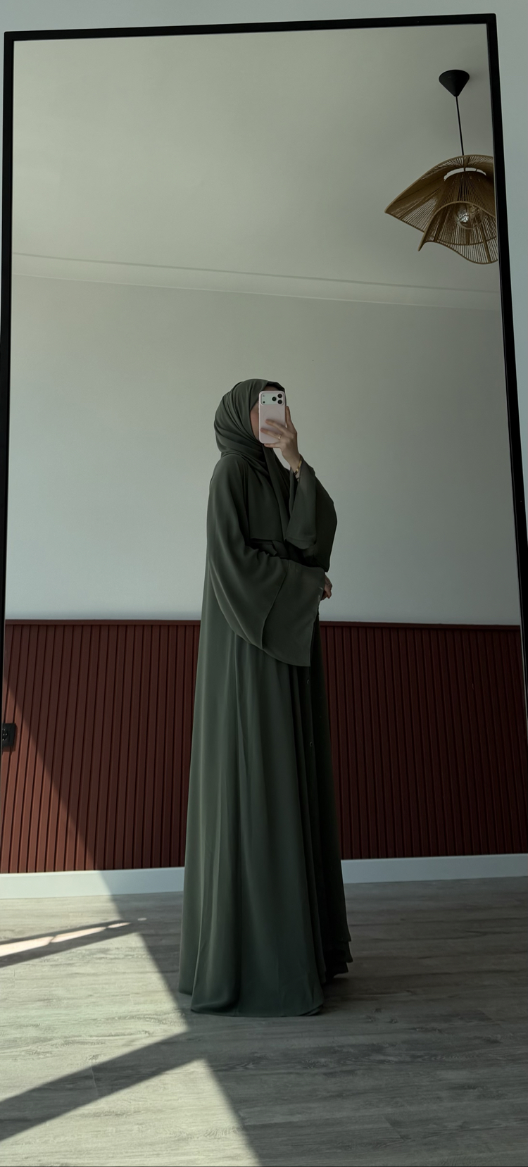 premium abaya yeşil