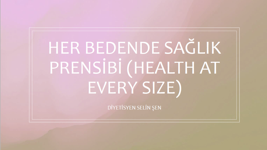 Her Bedende Sağlık (HAES) Kitapçığı