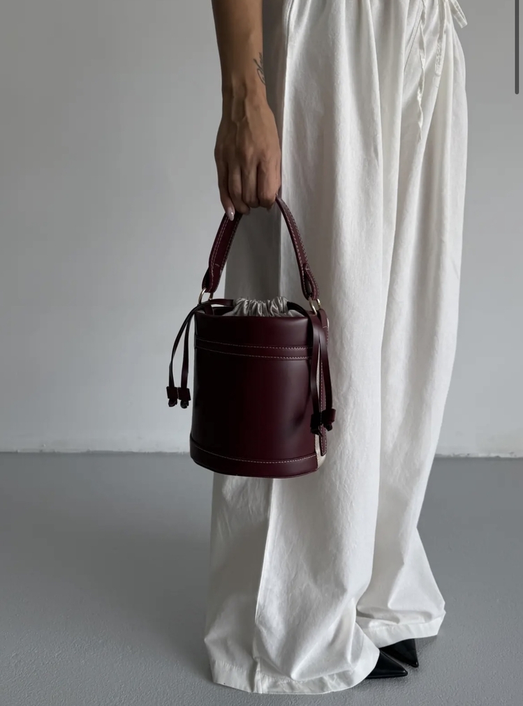Bordo - ZRA Model El ve Omuz Çantası