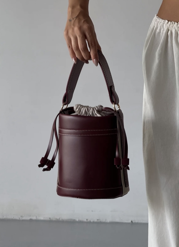 Bordo - ZRA Model El ve Omuz Çantası