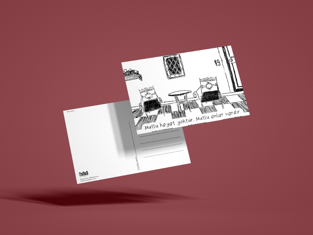 Kartpostal "An" – "Mürekkep" Serisi