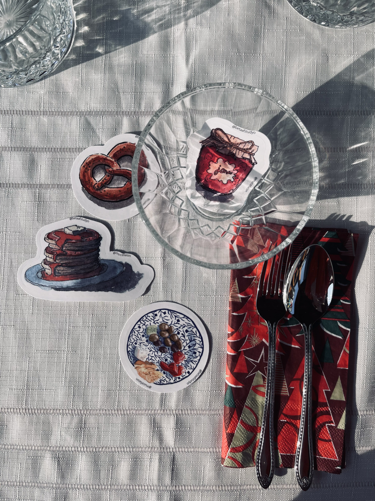 Orta Boy Tekli Sticker - Bretzel