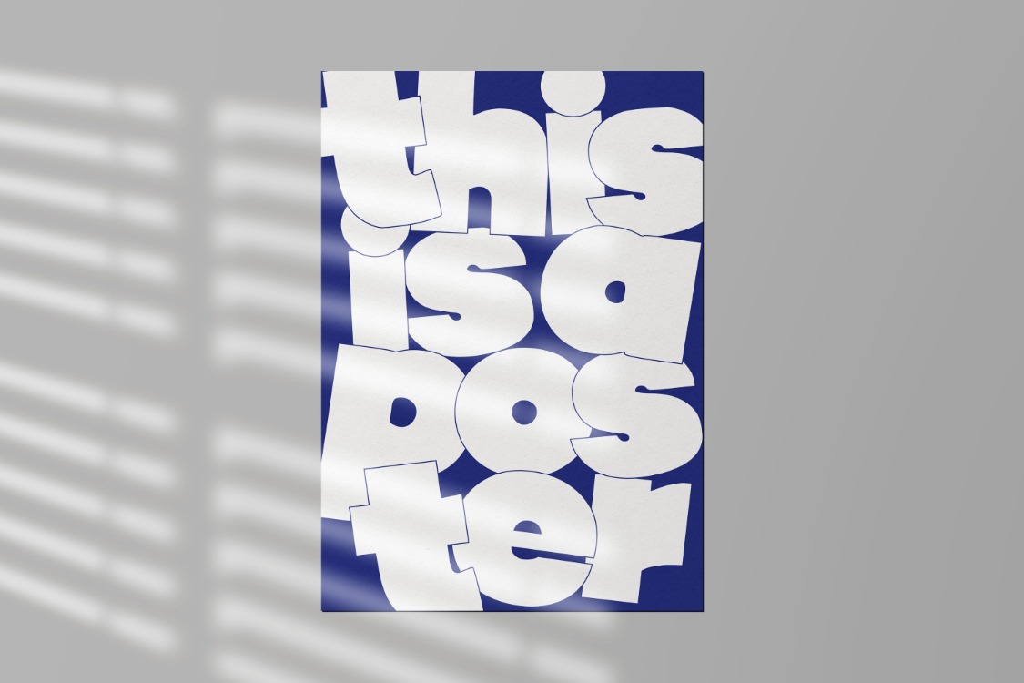 This Is A Poster - Tipografik Poster - "This is what it is!" Serisinden