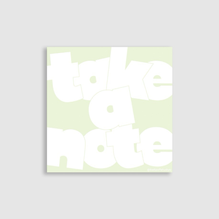 Tipografik Notepad (Not Kağıdı) - "This is what it is!" Serisi