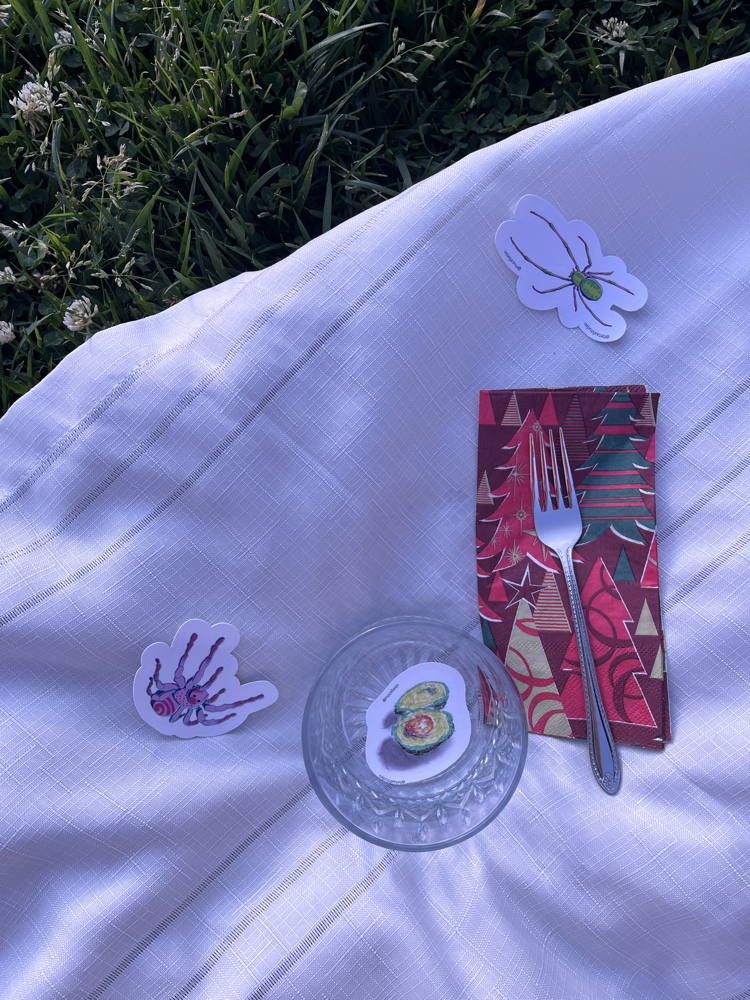 Küçük Boy Tekli Sticker - Pastel Avakado
