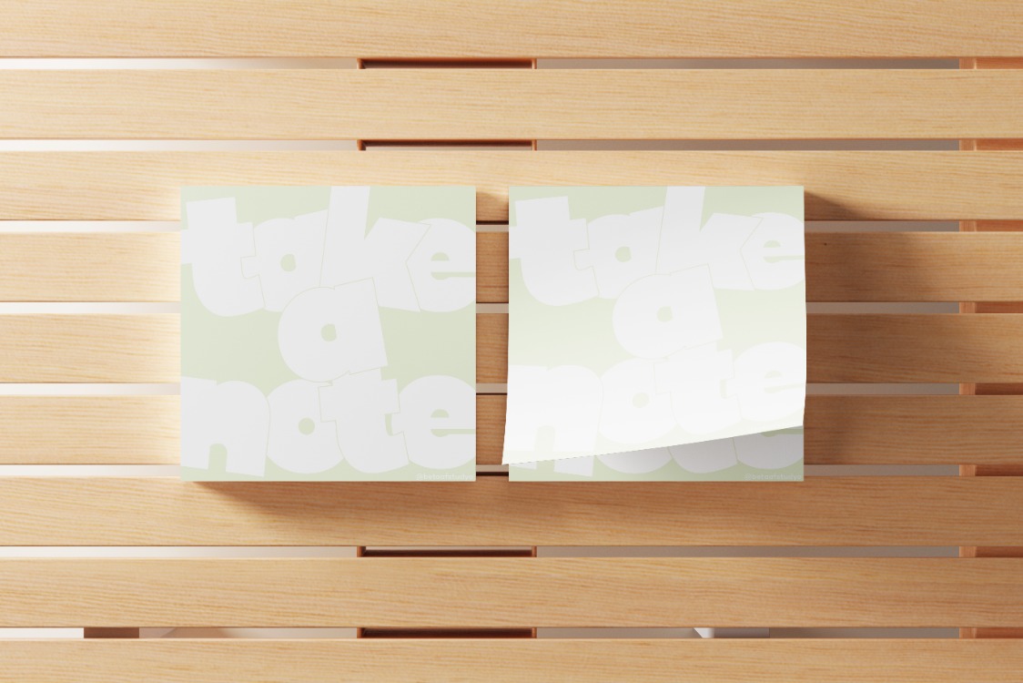 Tipografik Notepad  (Not Kağıdı) - "This is what it is!" Serisi