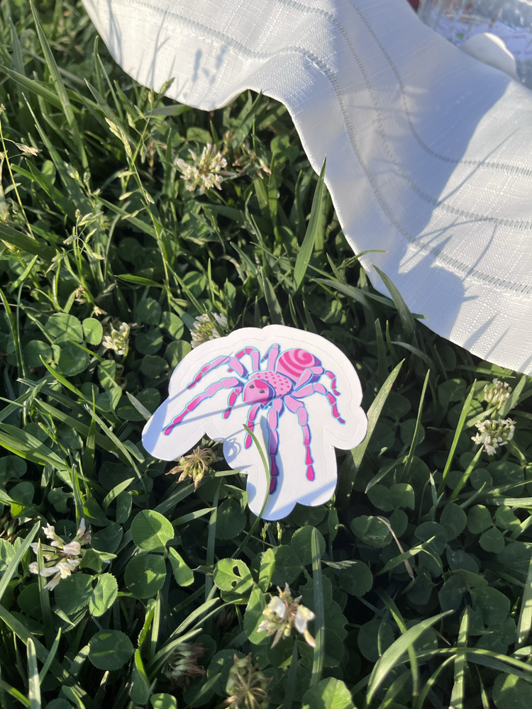 Küçük Boy Tekli Sticker - Örümcek 2