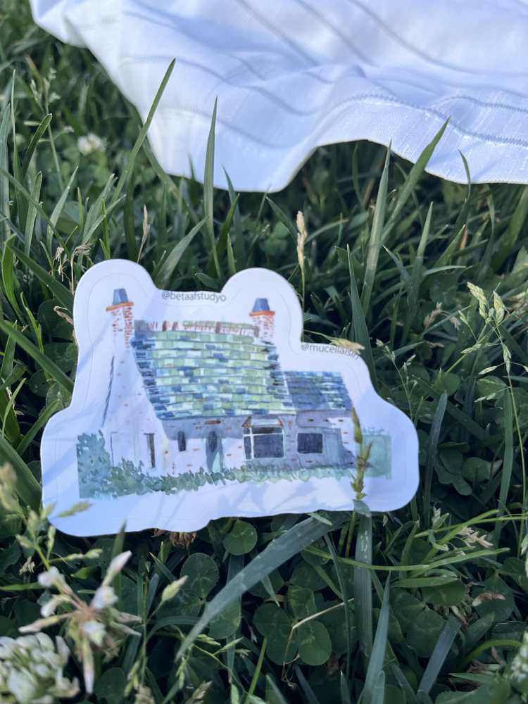 Büyük Boy Tekli Sticker - Evim