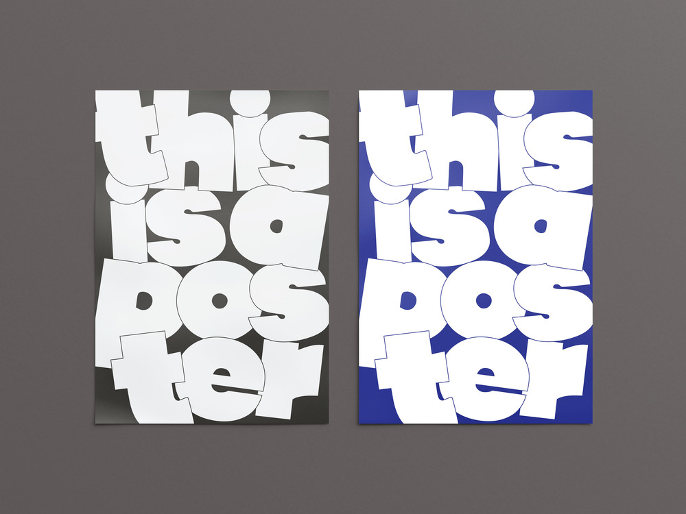 This Is A Poster - Tipografik Poster - "This is what it is!" Serisinden
