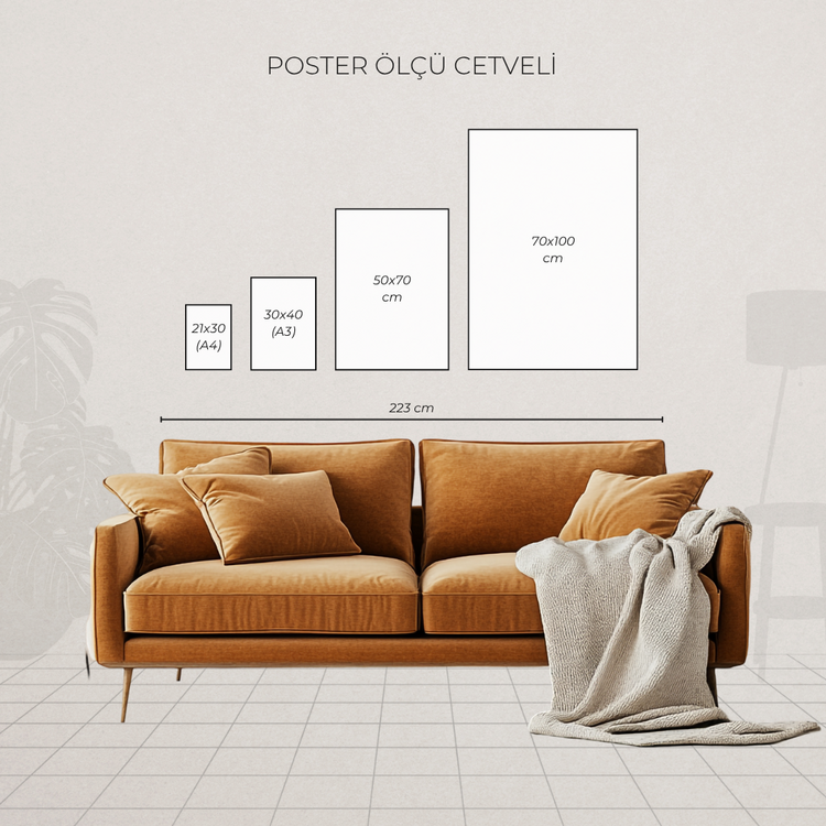 Kız Kulesi Poster – İstanbul Duvar Dekoru, Mimari İllüstrasyon, Şehir Posteri