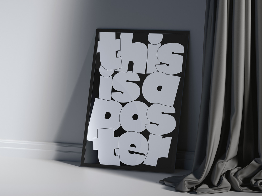 This Is A Poster - Tipografik Poster - "This is what it is!" Serisinden