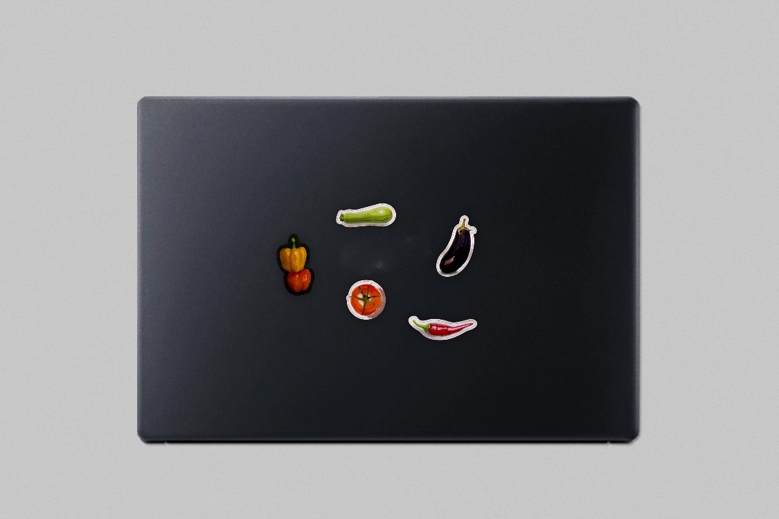 Sebzeler Sticker Pack | Dekoratif Sebze Sticker Seti (10x10 cm)