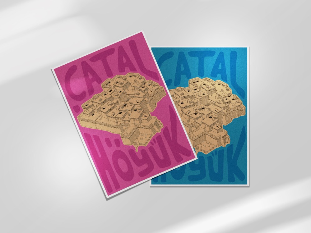 Çatalhöyük Kartpostal -  "Konya" Serisi - Konya Kartpostal