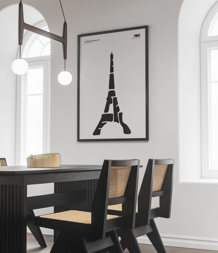 Eyfel Kulesi Poster – Paris, Fransa Duvar Dekoru, Mimari İllüstrasyon, Şehir Posteri