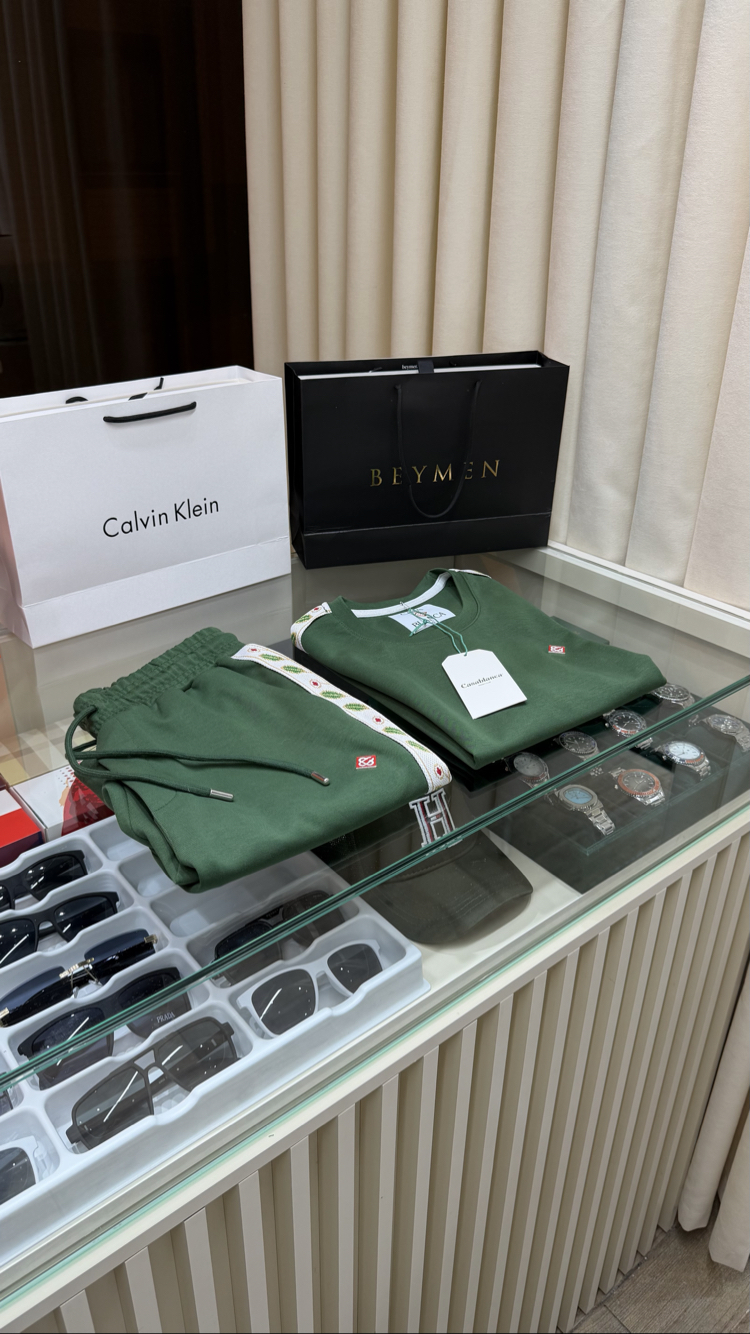 Casablanca Premium Yeşil Şort Takım