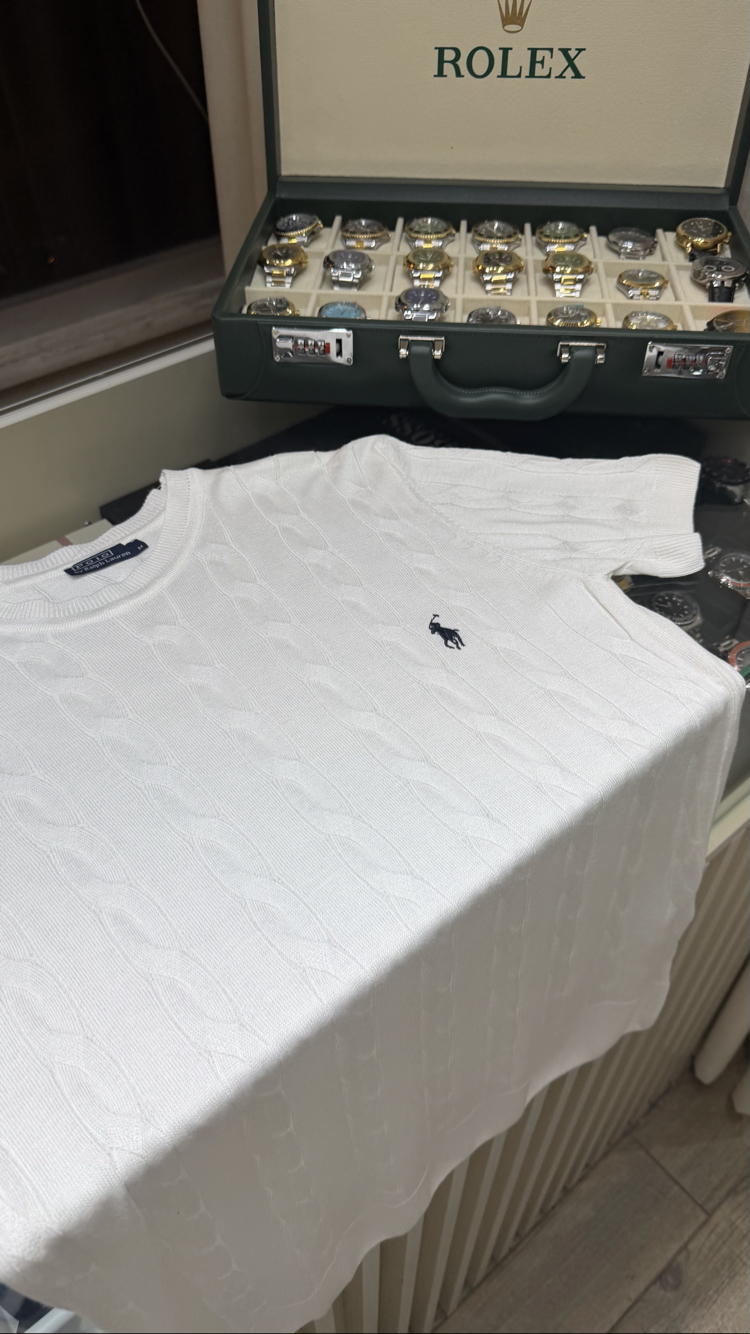 Polo Ralph Lauren Nakış Logo Beyaz T-Shirt